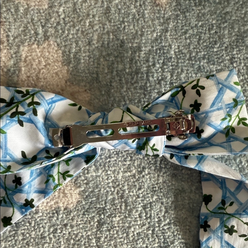 Hill House Home Blue & White Floral Bow - Picture 3 of 3